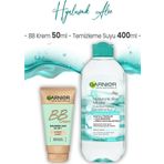 Garnier Micellar Temizleme Suyu Hyaluronik Aloe 400 ml ve BB Krem Açık Ton 50 ml