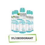Garnier Mineral Doğal Ferahlık 3x150 ml Deodorant