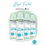 Garnier Mineral Doğal Ferahlık 4x150 ml Deodorant