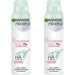 Garnier Mineral Hyaluronik Bakım 2x150 ml Sprey Deodorant