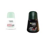 Garnier Mineral Magnezyum Ultra Kuru Roll-On Deodorant + Garnier Men Lekesiz Koruma Roll-On Deodorant