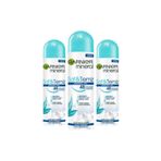 Garnier Mineral Saf Temiz Sprey Deodorant, 150 ml x 3 Adet