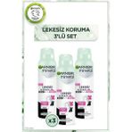 Garnier Mineral Sprey Deodorant - Lekesiz Koruma, Ferah Koku, Unisex, 150 ml × 3'lü Set, 48 Saat Süreli Etki
