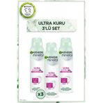 Garnier Mineral Ultra Kuru 3x150 ml Sprey Deodorant