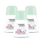 Garnier Mineral Ultra Kuru 3x50 ml Roll-On
