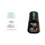 Garnier Mineral Ultra Kuru Roll-On Deodorant + Garnier Men Lekesiz Koruma Roll-On Deodorant