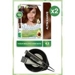 Garnier Nutrisse 4.3 Altın Kahve 2 Adet Krem Saç Boyası