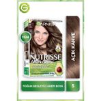 Garnier Nutrisse 5 Açık Kahve Krem Saç Boyası 99 ml Vegan Formül ile Yoğun Besleyici Etki
