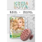 Garnier Nutrisse Kalıcı Krem 9.3 Altın Sarısı Saç Boyası ve Pembe Masaj Şampuan Fırçası