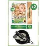 Garnier Nutrisse Ultra Krem 9.3 Altın Sarısı 2 Adet Saç Boyası + Boyama Seti