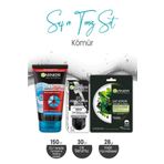 Garnier Saf & Temiz Kömür 3' ü 1 Arada 150 ml, Serum 30 ml ve Kağıt Yüz Maskesi 28 gr