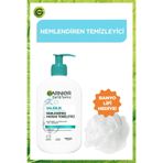Garnier Saf&Temiz Nemlendiren Temizleyici [Hyaluronik Asit Seramid Kil] 250 ml Yüz Temizleme Jeli+ Duş Lifi