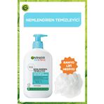Garnier Saf&Temiz Nemlendiren Temizleyici [Hyaluronik Asit Seramid Kil] 250 ml Yüz Temizleme Jeli+ Duş Lifi