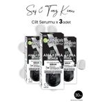 Garnier Serum Saf & Temiz AHA + BHA Kömür 30 ml x 3 adet
