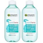 Garnier Skin Naturals Saf & Temiz Micellar Kusursuz Makyaj Temizleme Suyu (400 ml) (2 paketi)