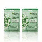 Garnier Skinactive Hydra Bomb Kağıt Yüz Maskesi - Yeşil Çay Ve Hyaluronik Asit - 2'Li Avantaj Paketi