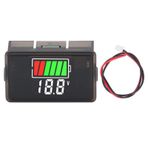 Garosa Dijital Akü Monitörü DC 8‑100V Akü Gerilim Ölçer Akü Kapasitesi Araba Motosiklet Gemisi Için Kalan Kapasite Test Cihazı, Arkadan Aydınlatmalı LED Göstergesi (beyaz arka ışık)