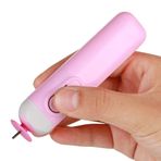 Garosa Elektrikli Quilling Kalemi, Elektrikli Oluklu Kağıt El Sanatları Quilling Tool Origami Sarıcı Çelik Kıvırma Kalemi Kendin Yap (Pembe)