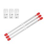 Garosa Püskürtme Tabancası Nozulu, 3 Takım 0.4mm Püskürtme Tabancası Püskürtücü Püskürtme Tabancası Püskürtme Tabancası Püskürtme Tabancası Püskürtme Tabancası İğne Kapağı Kiti Pistole