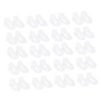GAROZATION 100 plastik kalıbı ayakkabı ağacı ayakkabı rafı için ayakkabı ekranı insan ro ayakkabı kalıbı ayakkabı kalıp bot kısa çorap temizle ayakkabı standı çorap ekran tutucu pvc