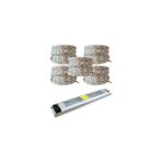 Garra Yüksek Işık 25 Metre 3 Cipli Şerit Led ve 33 Amper Led Trafosu (Metrede 60 Led) - Gün Işığı