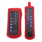 Garsent Ağ Kablosu Test Cihazı, Line Bulucu Çok İşlevli, Ethernet Telefon Hattı Süreklilik Test Aracı Kiti Için Cat5 Için Cat6, RJ45 RJ11 Network Bakım Sorumlusu Portu