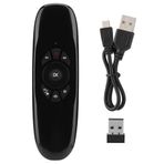Garsent Mini Air uzaktan kumanda, 2,4 Gwires Multi USB Air Mouse uzaktan kumanda, kablosuz klavye, entegre 6 eksenli sensör, bilgisayar, akıllı televizyonlar ve set üstü hoparlörler