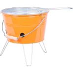 Garten Zink Küçük Katlanabilir Piknik Mangalı Turuncu