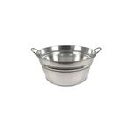Garten Zink Metal Leğen "Noah" Sepet Çiçek Saksı Odunluk Şişelik Büyük Boy Galvaniz