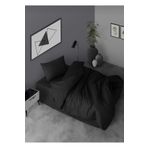 Gasel Home Ranforce Tek Kişilik Lastikli Çarşaflı Nevresim Takımı Simple Siyah