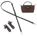 Gastinsave El çantası askısı yedek, deri el çantası, çapraz askılı omuz askısı, Longchomp çanta kadınlar için ayarlanabilir, kahverengi (Mocha), Adjustable, 37.4 to 49.2 inches, günlük