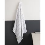 Gastonne Pamuklu Banyo Havlusu - Beyaz/yeşil - 75X150 cm - Beyaz - Yeşil - 75 x 150 cm