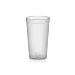 GastroPlast 400 ml Polikarbonat Plastik Şeffaf Kumlu Bardak