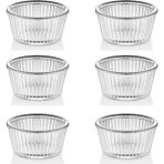 GastroPlast 6 Adet Kırılmaz Sosluk – Kahvaltılık, Reçellik, Meze ve Tatlı Servisi Için Isıya Dayanıklı Mini Servis Kasesi - Ev ve Restoran Kullanımına Özel - Şeffaf - 120 ml