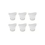 GastroPlast 6 Adet Kırılmaz,çizilmez Şeffaf Buz Kovası