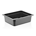 GastroPlast GN 1/2-100 mm Polikarbon Siyah Gastronom Küvet