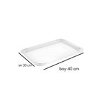GastroPlast Gphl-01 Polipropilen Pizza Hamur Teknesi Kapağı, 400x300 Mm
