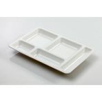 Gastroplast Tabldot Tabağı Beyaz Plastik