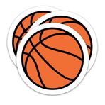 GATATHOM (3 Adet) Basketbol Çıkartması Basketbol Aşığı Su Geçirmez Vinil Çıkartma Kitaplar Dizüstü Bilgisayarlar Telefonlar Bardaklar Su Şişeleri, Erkek Kız Takım Erkekler Kadınlar Baba Anne için Basketbol