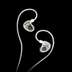 Gate In-Ear Monitor W/mic | Beyaz | Sahne, Stüdyo Veya Odyofil Için Kulak Içi/ın-Ear Kablolu Moni