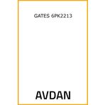 Gates 6PK2213 Kanallı Kayış