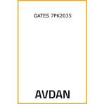 Gates 7PK2035 Kanallı Kayış