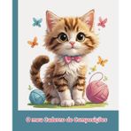 Gatinho com Laço - Caderno de Escrita para Crianças | Dyslexic Friendly: Espaço para escrever e desenhar | Papel creme suave | Apoio à caligrafia, expressão pessoal e confiança