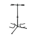 Gator Frameworks Ayarlanabilir Çift Stand İki Elektrikli veya Akustik Gitar Tutar (GFW-GTR-2000)
