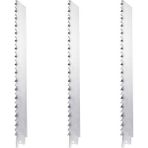 Gator Grip Paslanmaz Çelik 3'lü 30 cm Tilki Kuyruğu Et Kemik Kesim Bıçağı
