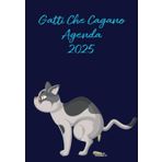 Gatti Che Cagano Agenda 2025: Calendario mensile di piccole dimensioni, con festività | Idea regalo divertente per compleanno o qualsiasi occasione speciale.