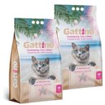 Gattino 10 lt Bebek Pudra Kokulu Topaklaşan Kedi Kumu