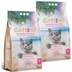 Gattino Bebek Pudralı 2x10 lt Kedi Kumu