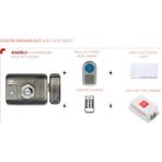 Gattun Sensörlü Elektromekanik Akıllı Kilit Paketi / Kapı Otomatiği / Göstergeçli Full Sistem Silver