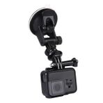 Gatuida 1 Bilgisayar spor kamera emme braketi araba vantuzu fotoğraf makinesi vantuzu araba için bardak tutucu genişletici Kulp araba emme kaidesi aksiyon kamerası için emme braketi Black